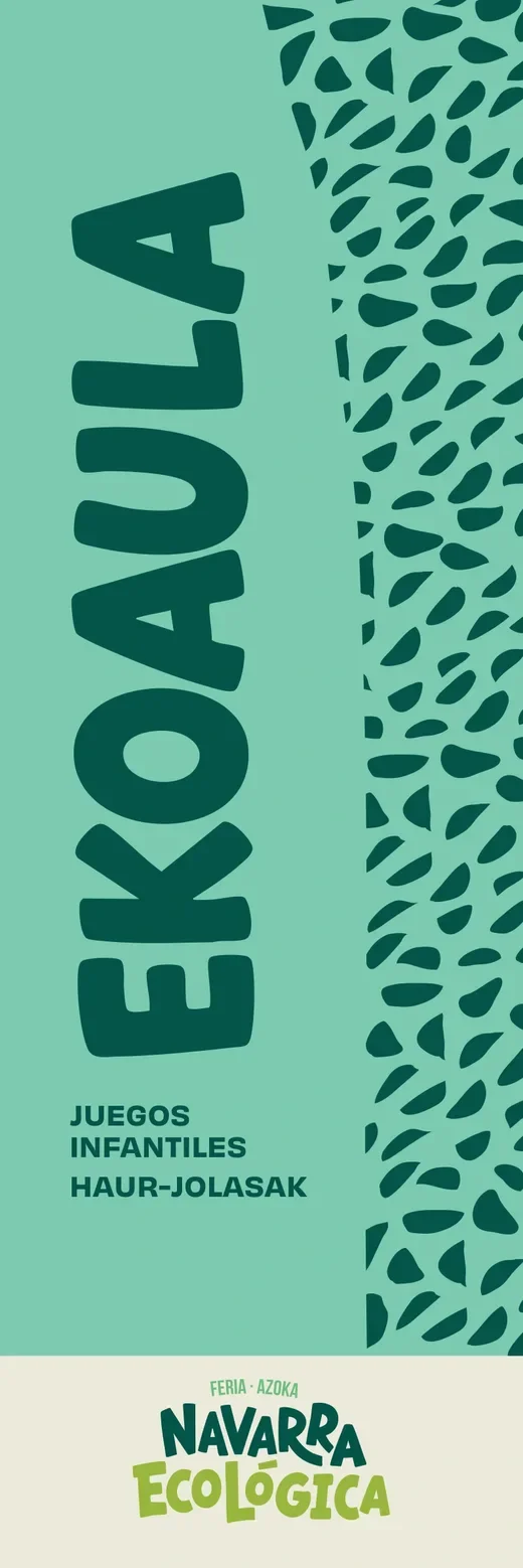Banderola de Ekoaula, juegos infantiles