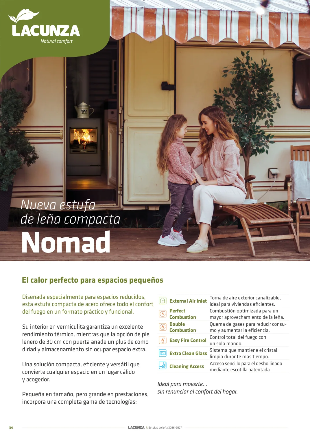 Nueva estufa Nomad